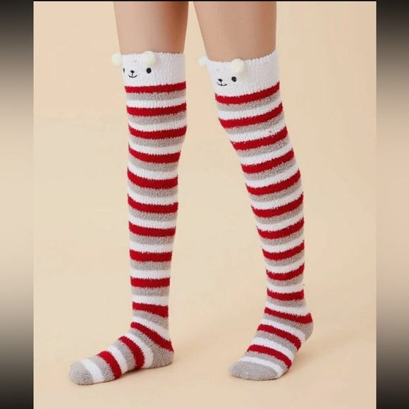 Long Fuzzy Socks - Picture 8 of 12